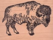 Bison Rubber Stamp