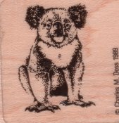Koala Rubber Stamp