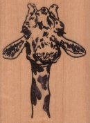Giraffe Rubber Stamp