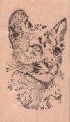 Cougar CubRubber Stamp