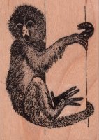 Howler Monkey Rubber Stamp